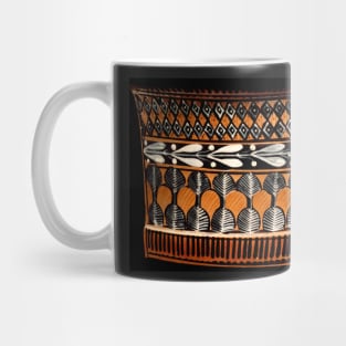 Attic Red-figure Kantharos Geometic Motif with Olives and Palmates Mug